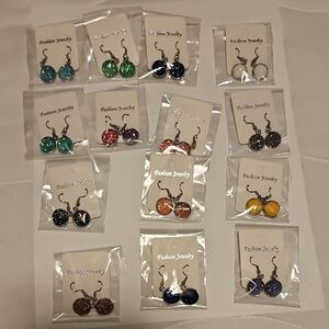 Fashion Jewelry Vibrant Dangle Earrings Collection